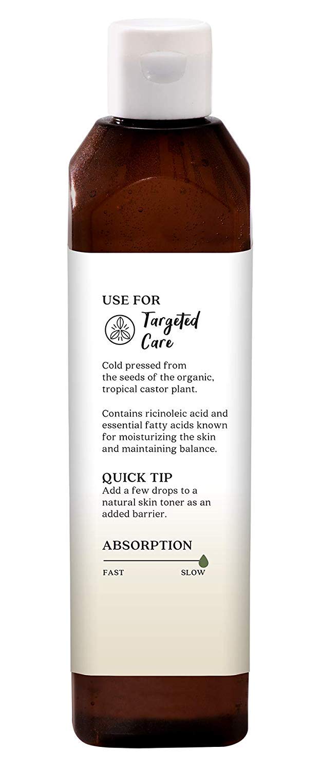 Aura Cacia Skin Care Castor Oil Org 16 Fl. Oz.(Packaging May Vary)