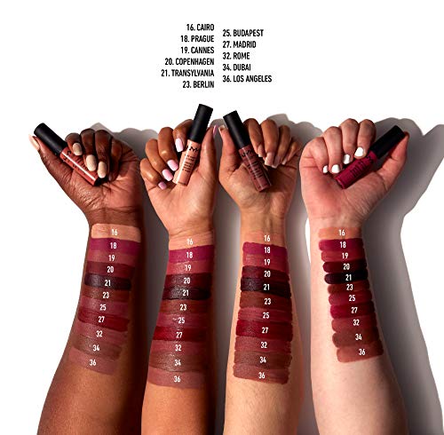 NYX PROFESSIONAL MAKEUP Soft Matte Lip Cream, Lightweight Liquid Lipstick - Cairo (Matte Pure Nude)