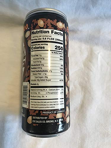 BIG BAMBOO JAMAICAN IRISH MOSS PEANUT DRINK 9.8 OZ 8 Pack