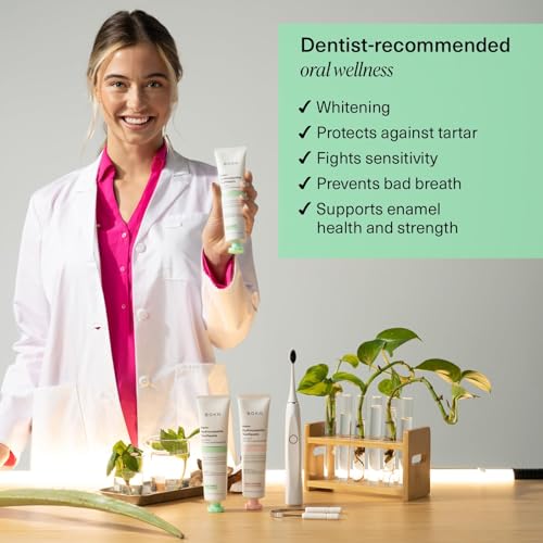 Boka Fluoride Free Toothpaste - Nano Hydroxyapatite, Remineralizing, Sensitive Teeth, Whitening - Dentist Recommended for Adult & Kids Oral Care - Ela Mint Natural Flavor, 4oz 1 Pk - US Manufactured