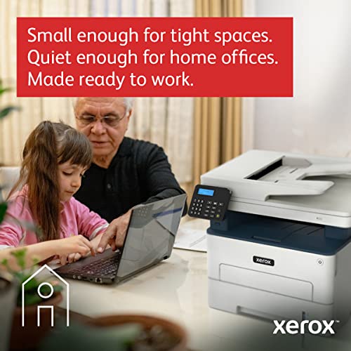 Xerox B225/DNI Multifunction Monochrome Printer, Print/Scan/Copy, Black and White Laser, Wireless, All in One