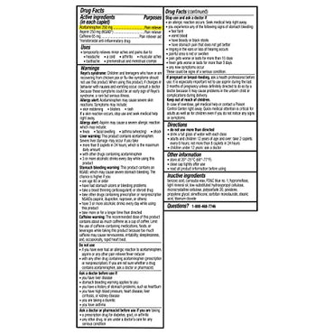 Excedrin Extra Strength Pain Relief Caplets For Headache Relief, Temporarily Relieves Minor Aches And Pains Due To Headache - 200 Count