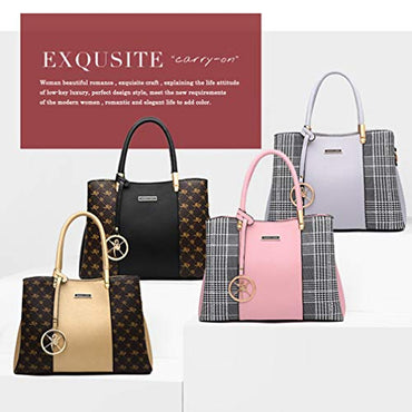 KURGOOL Women Purses and Handbags Top Handle Satchel Shoulder Bags Messenger Tote Bag for Ladie