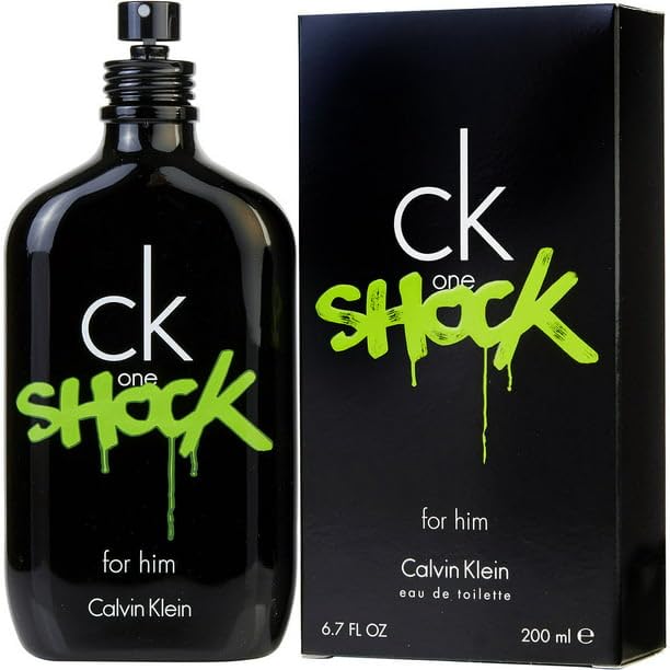 CK One Shock Cologne for Man Eau De Toilette Spray 6.7 oz