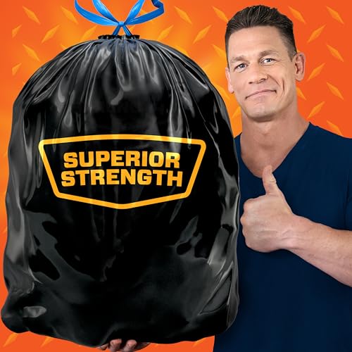 Hefty Strong Large Trash Bags, 30 Gallon, 74 Count