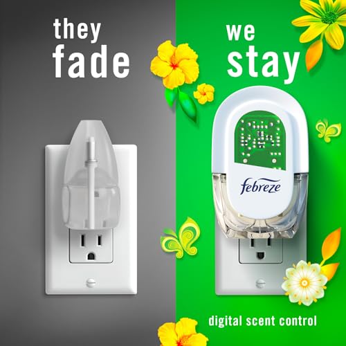 Febreze Odor-Fighting Fade Defy PLUG Air Freshener Refill, Gain Original Scent, (3) .87 fl. oz. Oil Refills