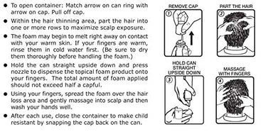 KirklandSignature Hair Regrowth Treatment Minoxidil Foam for Men 3 month Supply