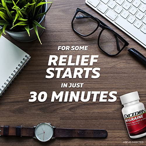 Excedrin Migraine Relief Caplets to Alleviate Migraine Symptoms - 200 Count