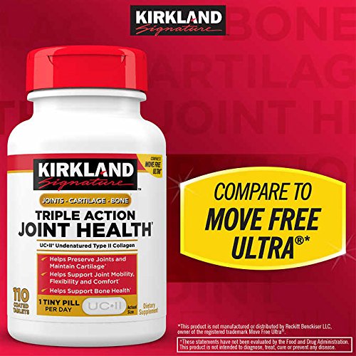Kirkland Signature Triple Action Joint Health - 110 Coated Tablets