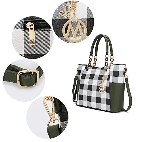 MKF Collection Tote Bag for Women, Handbag Set with Wallet-Top-Handle- Vegan Leather Purse