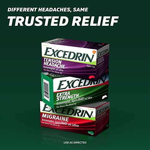 Excedrin Migraine Relief Caplets to Alleviate Migraine Symptoms - 200 Count