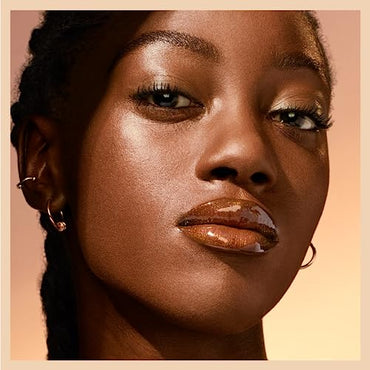 Maybelline Lifter Gloss, Hydrating Lip Gloss with Hyaluronic Acid, High Shine for Plumper Looking Lips, Ice, Pink Neutral, 0.18 Ounce