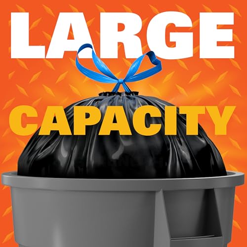 Hefty Strong Large Trash Bags, 30 Gallon, 74 Count