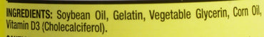 Kirkland Signature Extra Strength D3 50 mcg., 600 Softgels (4 Pack)