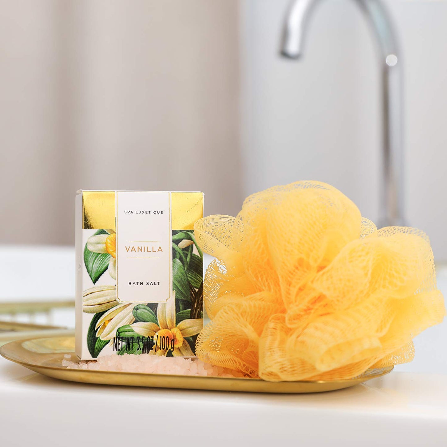 Bath Sets for Women Gift - Spa Luxetique Bath Kit Gift Set, 8 Pcs Vanilla Bubble Bath Set Includes Shower Gel, Body Lotion, Spa Gift Baskets for Women, Christmas Bath and Body Gift Sets for Women