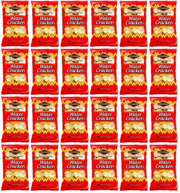 EXCELSIOR Water Crackers Genuine Jamaican Fat-Free Crackers 5.04 oz Case Pack of 24