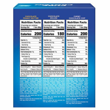Pure Protein Bars, Variety Pack, 1.76 oz, 23-ct