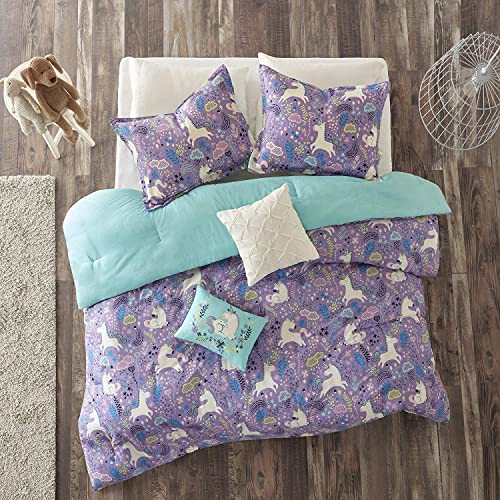 Utopia Bedding All Season Unicorn Comforter Set with 2 Pillow Cases - 3  Piece Soft Brushed Microfiber Kids Bedding Set for Boys/Girls – Machine