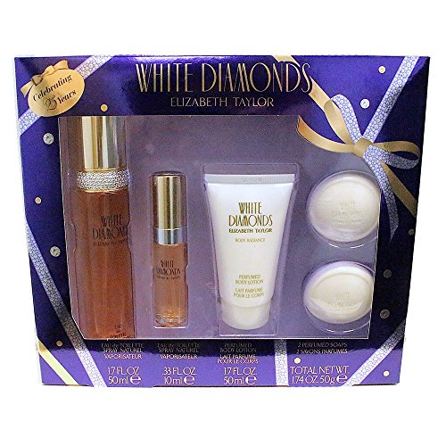 Elizabeth Taylor White Diamonds 5 Piece Gift Set For Women