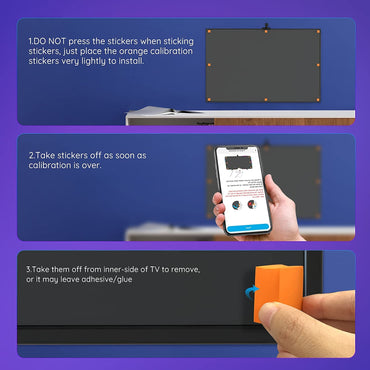 Govee Envisual TV LED Backlight with Camera, RGBIC Wi-Fi TV Backlights for 55-65 inch TVs, Works with Alexa & Google Assistant, App Control, Music Sync Lights, H6199