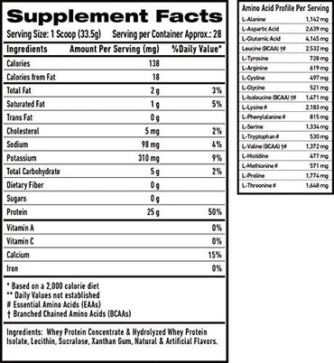 1UP Nutrition - Whey Protein, 100% Hydrolyzed Whey Protein Isolate Concentrate (Coconut Ice Cream)