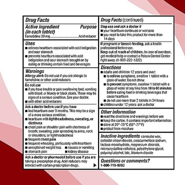 Kirkland Signature Acid Controller 20 mg, 125 Ct (2 Pack) Bundle with Exclusive "Say NO to Indigestion and Heartburn" - Better Idea Guide (3 Items)