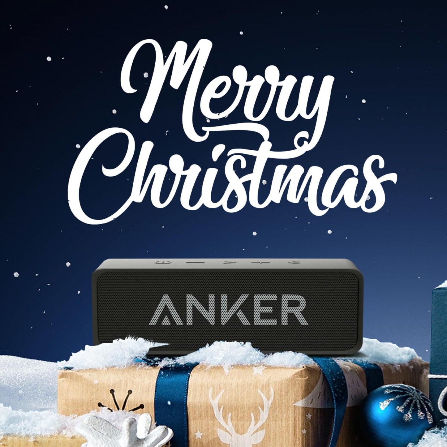 Upgraded, Anker Soundcore Bluetooth Speaker with IPX5 Waterproof, Stereo Sound, 24H Playtime, Portable Wireless Speaker for iPhone, Samsung and More