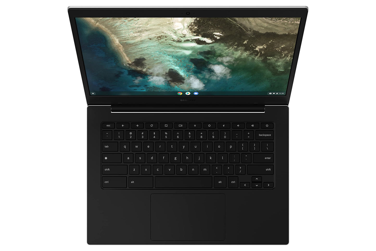 SAMSUNG Galaxy Chromebook Go 14" Laptop Computer, Wi-Fi, Lightweight Slim Durable Design, 12-Hour-Battery, 4GB Memory, 32GB eMMC, Silver/Black