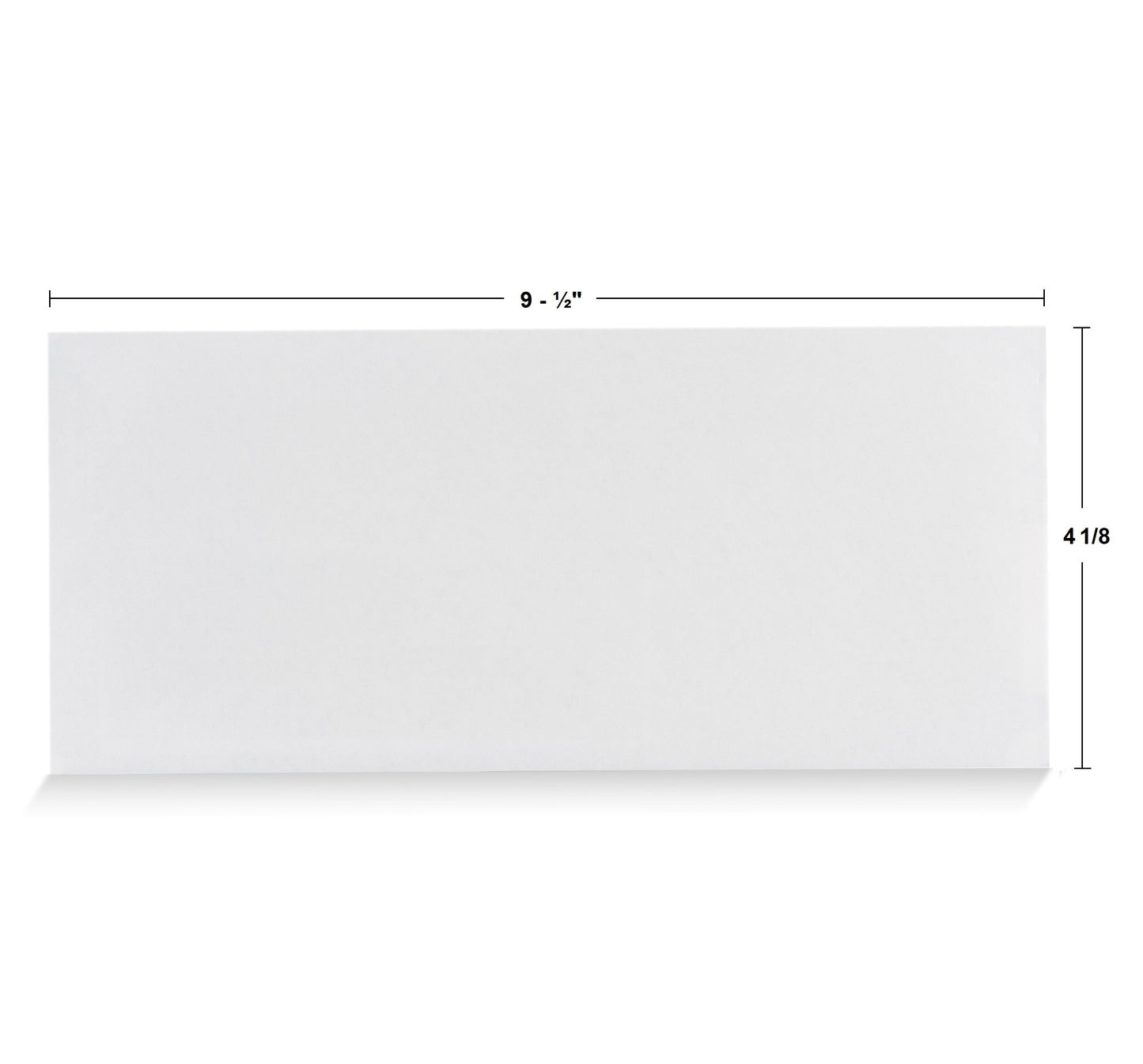 #10 Security Tinted Self-Seal Envelopes - No Window - EnveGuard, Size 4-1/8 X 9-1/2 Inches - White - 24 LB - 100 Count (34100)