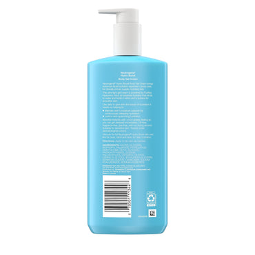 Neutrogena Hydro Boost Body Moisturizing Gel Cream with Hyaluronic Acid, Non-Greasy & Fast Absorbing, Lightweight Hydrating Body Lotion for Normal to Dry Skin, Fragrance-Free, 16 oz