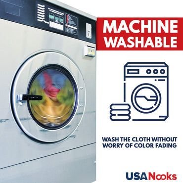 USANOOKS Microfiber Cleaning Cloth Grey - 12 packs 16"x16" - High Performance - 1200 Washes, Ultra Absorbent Towels Weave Grime & Liquid for Streak-Free Mirror Shine - Car Washing cloth and Applicator
