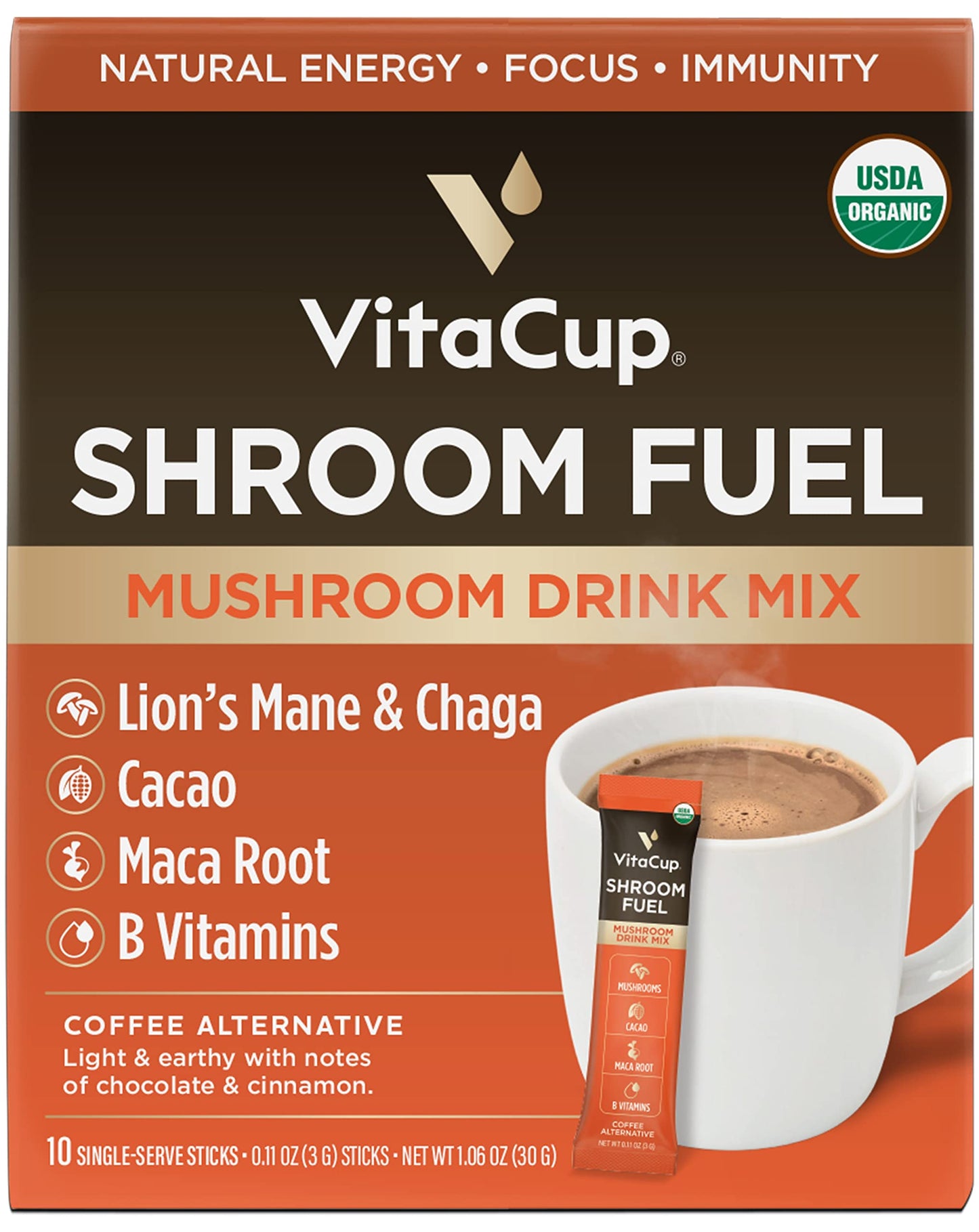 VitaCup Instant Slim Coffee 10Ct & Shroom Fuel 10ct