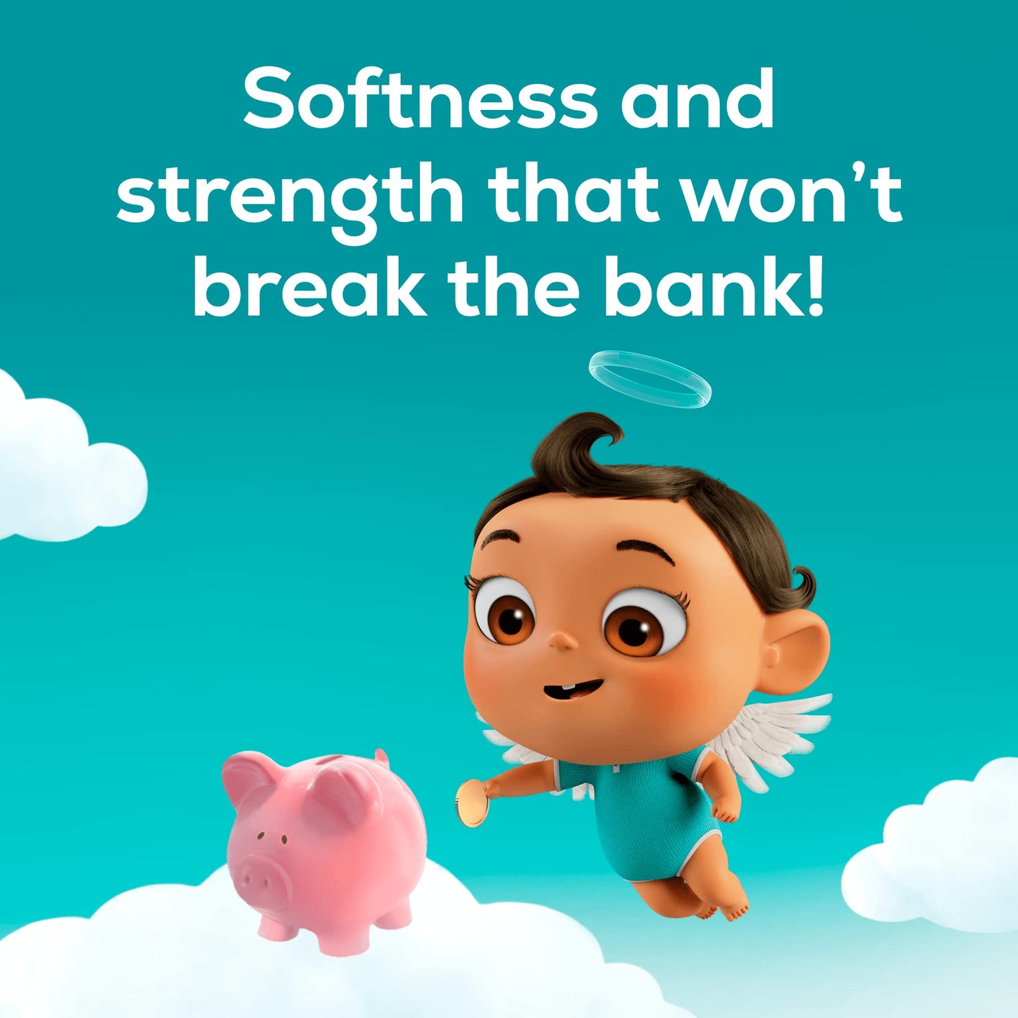 Angel Soft Sheet 45 Ft. 4 Rolls Toilet Paper Pack of 12