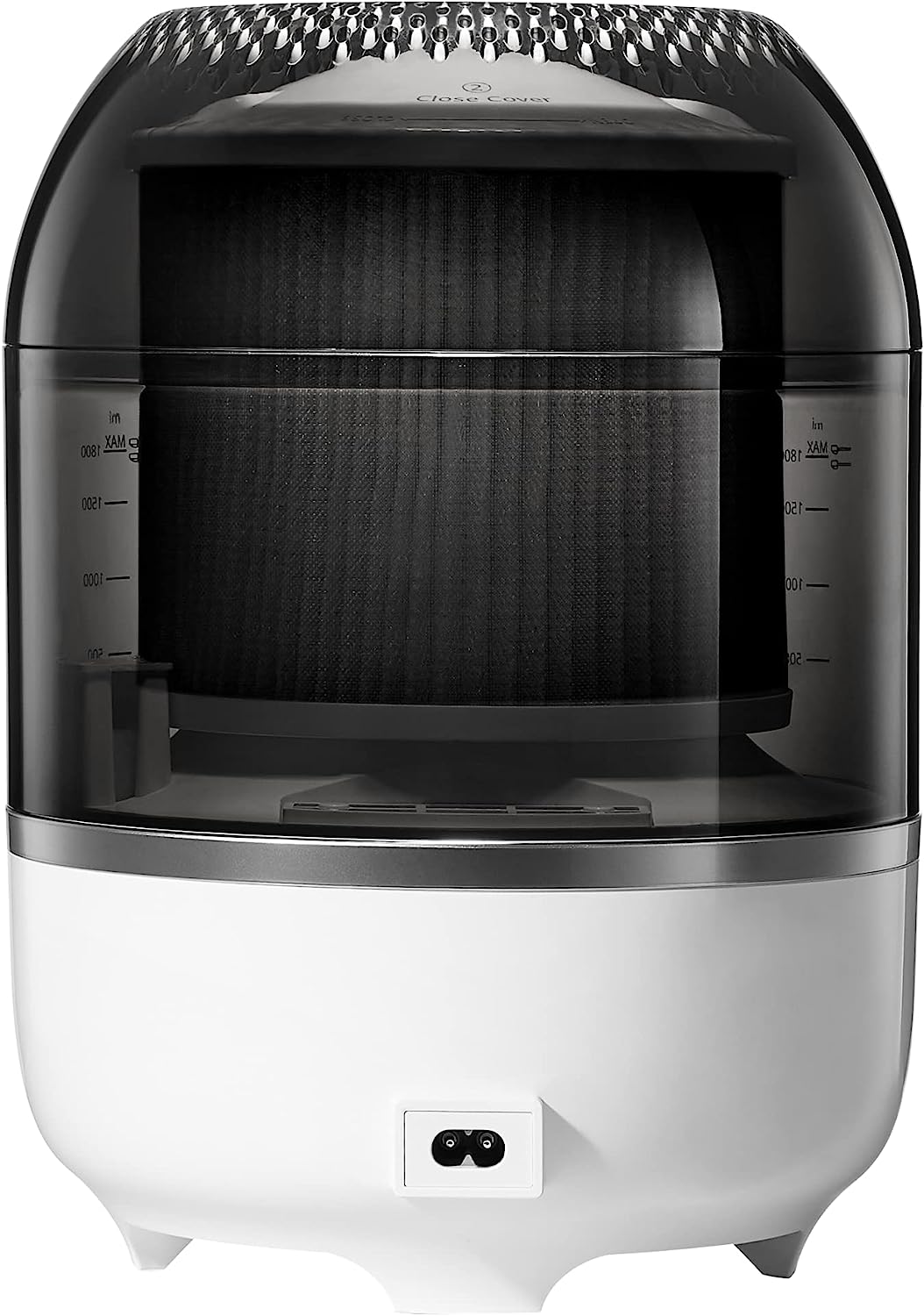 DH Lifelabs | Aaira Mini Hydrating Air Purifiers | Eliminates 99.9% of Bacteria Viruses Mold | HOCl Cleans Moisturizes Air Odor Eliminator for Smokers | Coverage 323 Sq Ft for Large Room Bedroom Home Mini Grey
