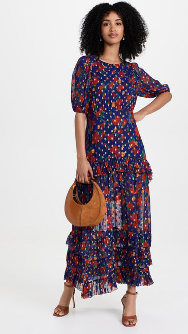 STAUD Women's Moon Split Bag, Tobacco, Brown, Tan, One Size