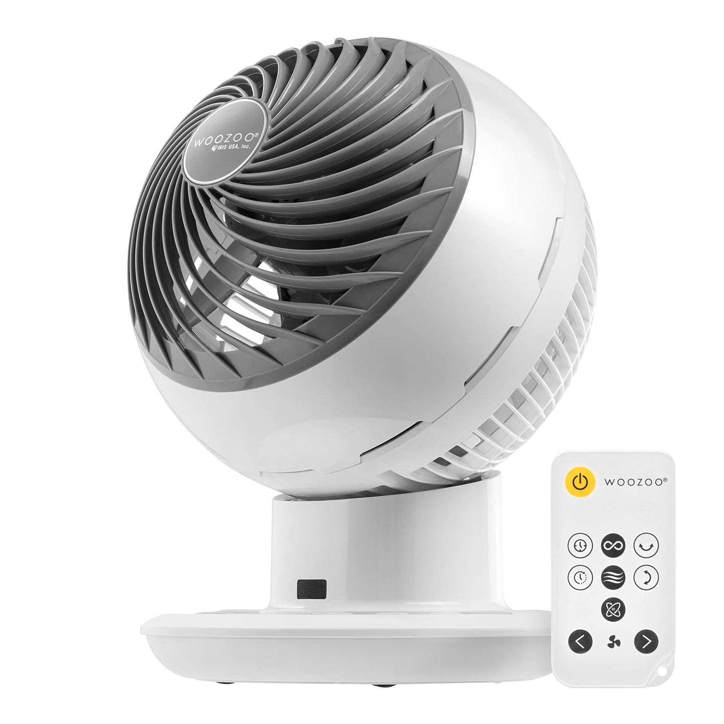 IRIS USA Medium DC Motor Quiet and Eco-Friendly Oscillating Fan, White