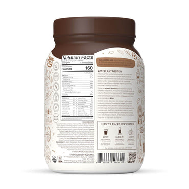 KOS Vegan Protein Powder Erythritol Free, Chocolate - Organic Pea Protein Blend, Plant Based Superfood Rich in Vitamins & Minerals - Keto, Dairy Free - Meal Replacement for Women & Men, 28 Servings