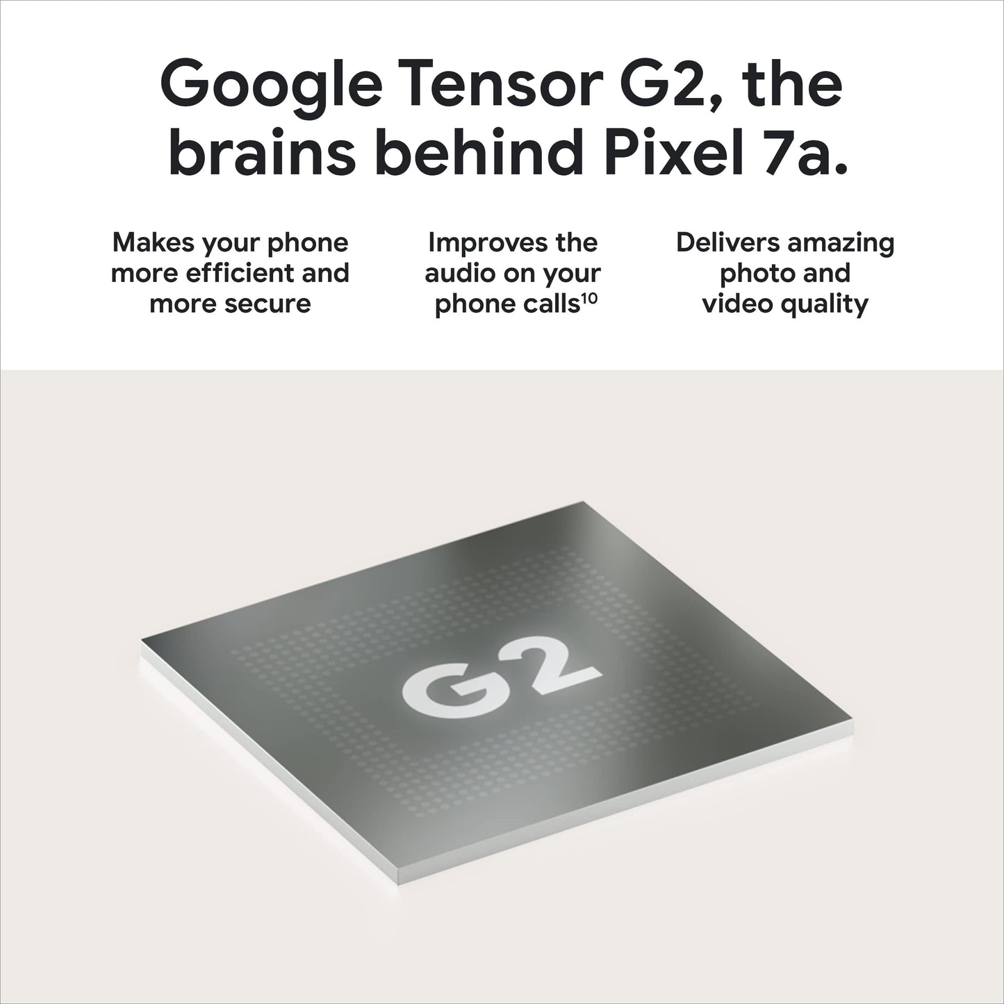 Google Pixel 7a - Unlocked Android Cell Phone - Smartphone with Wide Angle Lens and 24-Hour Battery - 128 GB - Sea