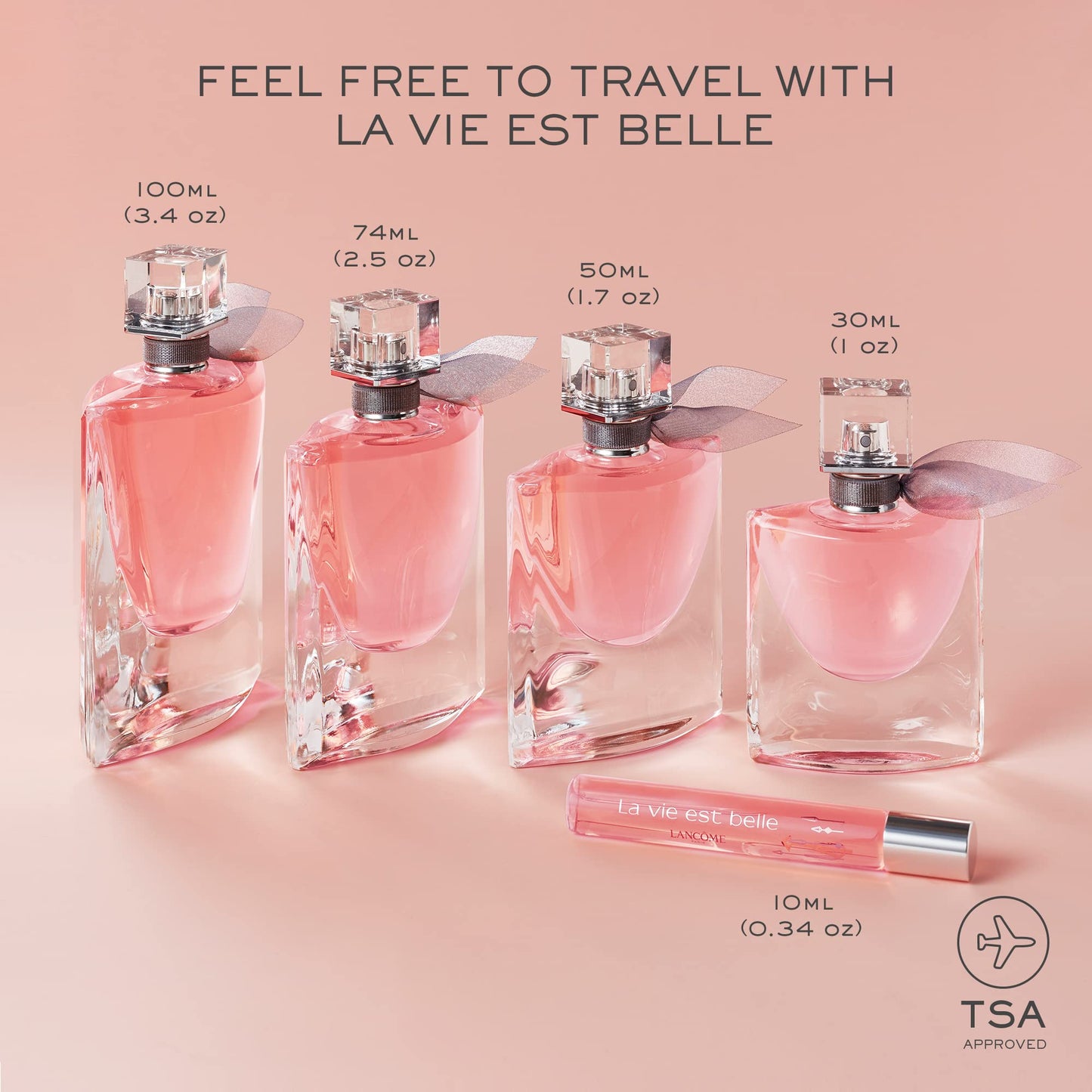 Lancôme La Vie Est Belle Eau de Parfum - Long Lasting Fragrance with Notes of Iris, Earthy Patchouli, Warm Vanilla & Spun Sugar - Floral & Sweet Women's Perfume, 1 Fl Oz