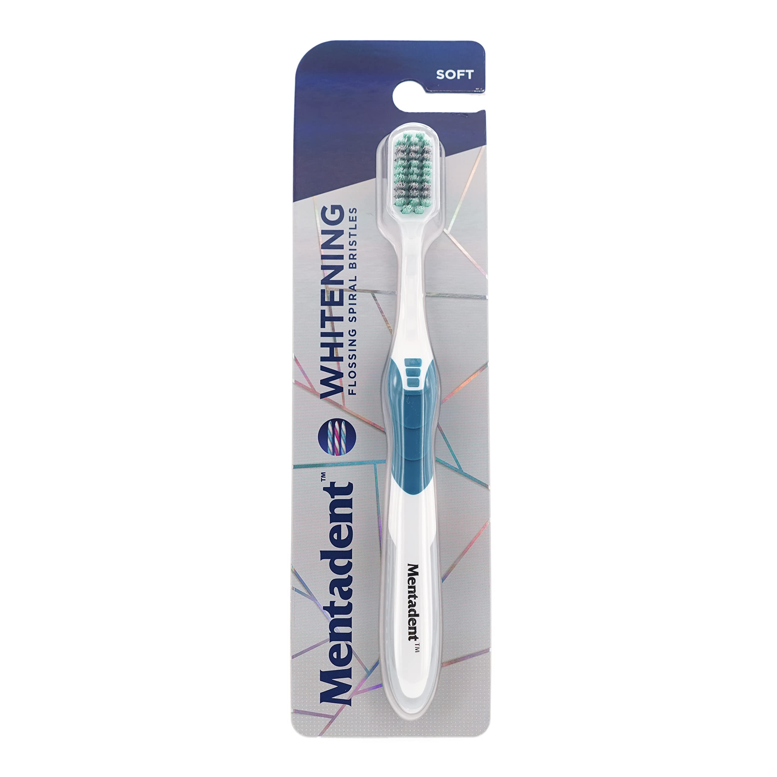 GuruNanda Mentadent Toothbrush Soft Toothbrush for Kids & Adults, Tooth Brush for Teeth Whitening, Travel Toothbrushes, Soft Bristles for Your Sensitive Gums, Multicolor (20-22-001-08108-24)