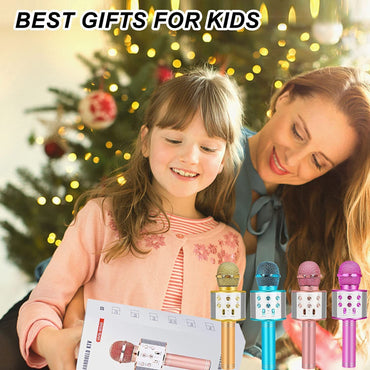 Toys For 3-16 Years Old Girls Gifts,Karaoke Microphone For Kids Age 4-12,Best Fun Birthday Gifts For 5 6 7 8 9 10 11 Years Teens Girl Boys