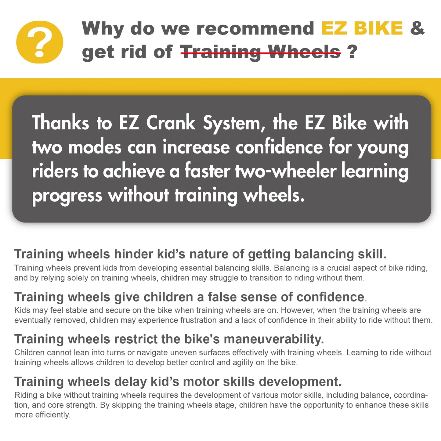 Royalbaby Freestyle EZ Kids Bike, Easy Learn Balancing to Biking, 16 Inch Balance & Pedal Bicycle, Instant Assembly Boys Girls Ages 4-7 Years, 16" Blue