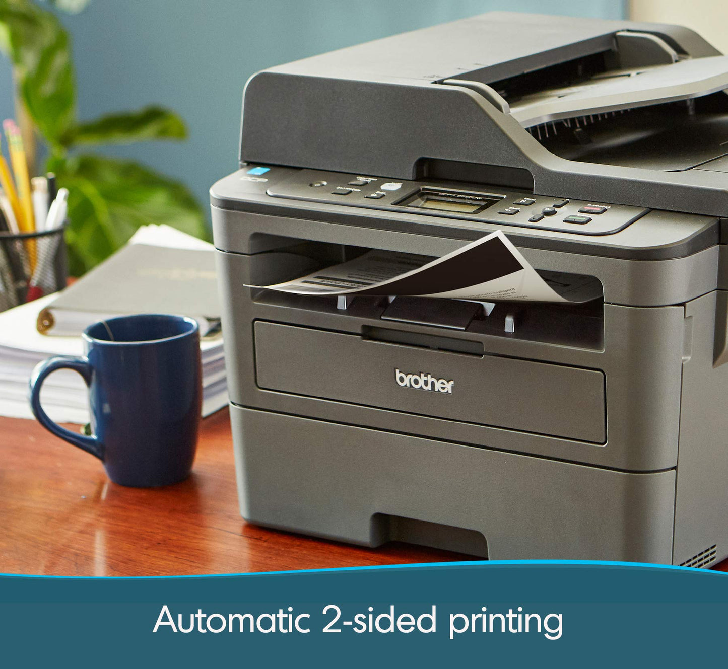 Brother Printer RDCPL2550DW Monochrome Printer with Scanner and Copier 2.7inch (Refurbished)