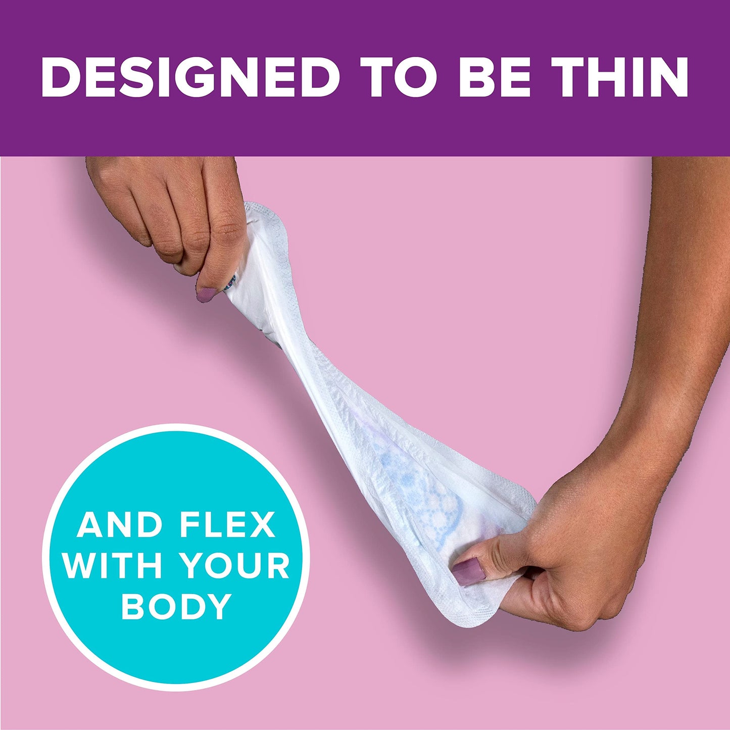 Poise Ultra Thin Incontinence Pads & Postpartum Incontinence Pads, 5 Drop Maximum Absorbency, Long Length, 36 Count (Pack of 3), Packaging May Vary