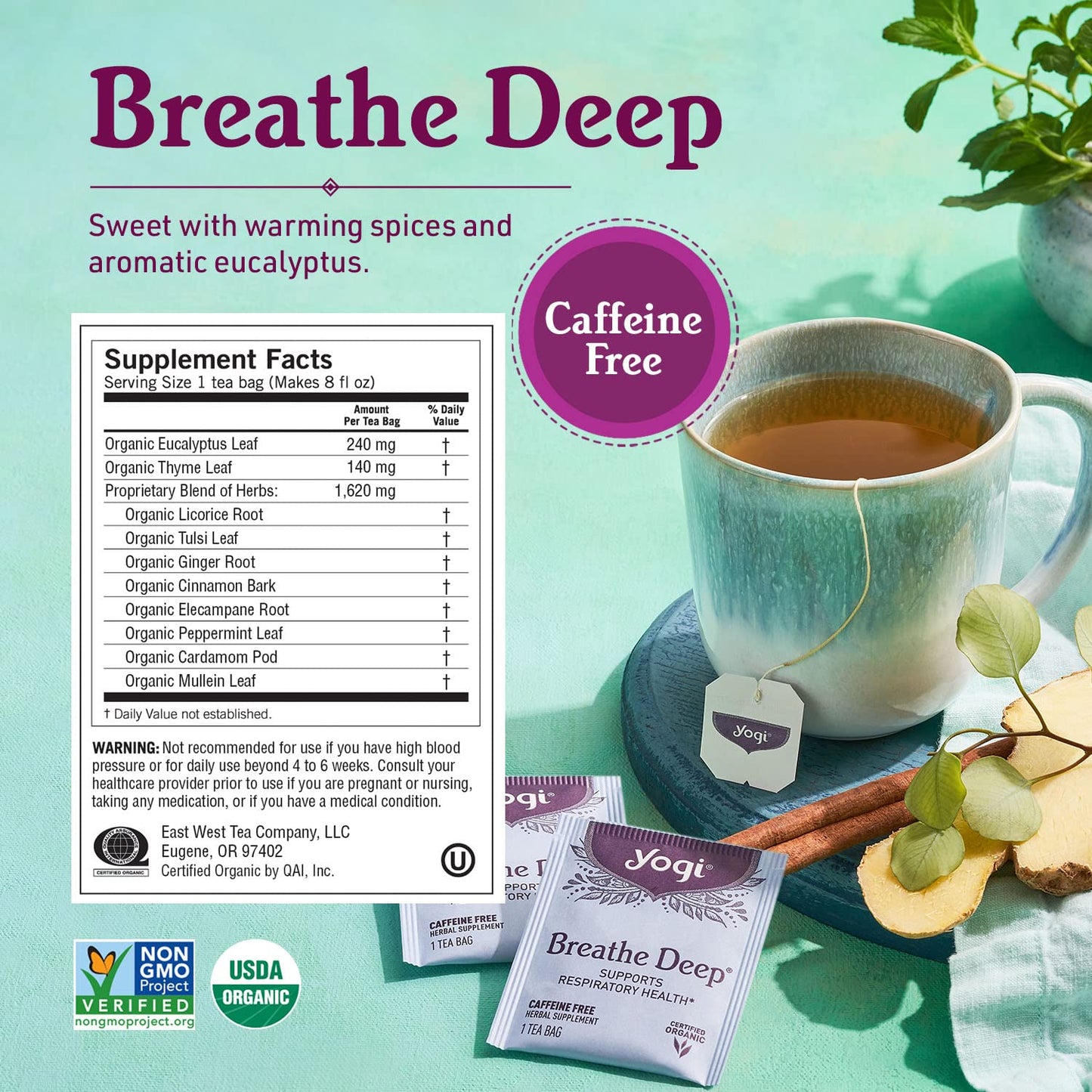 Yogi Tea Get Well Variety Pack - 16 Tea Bags per Pack (6 Packs) - Tea Variety Pack for Support During the Cold Season - Includes Cold Season, Bedtime, Breathe Deep, Echinacea Immune Support & More