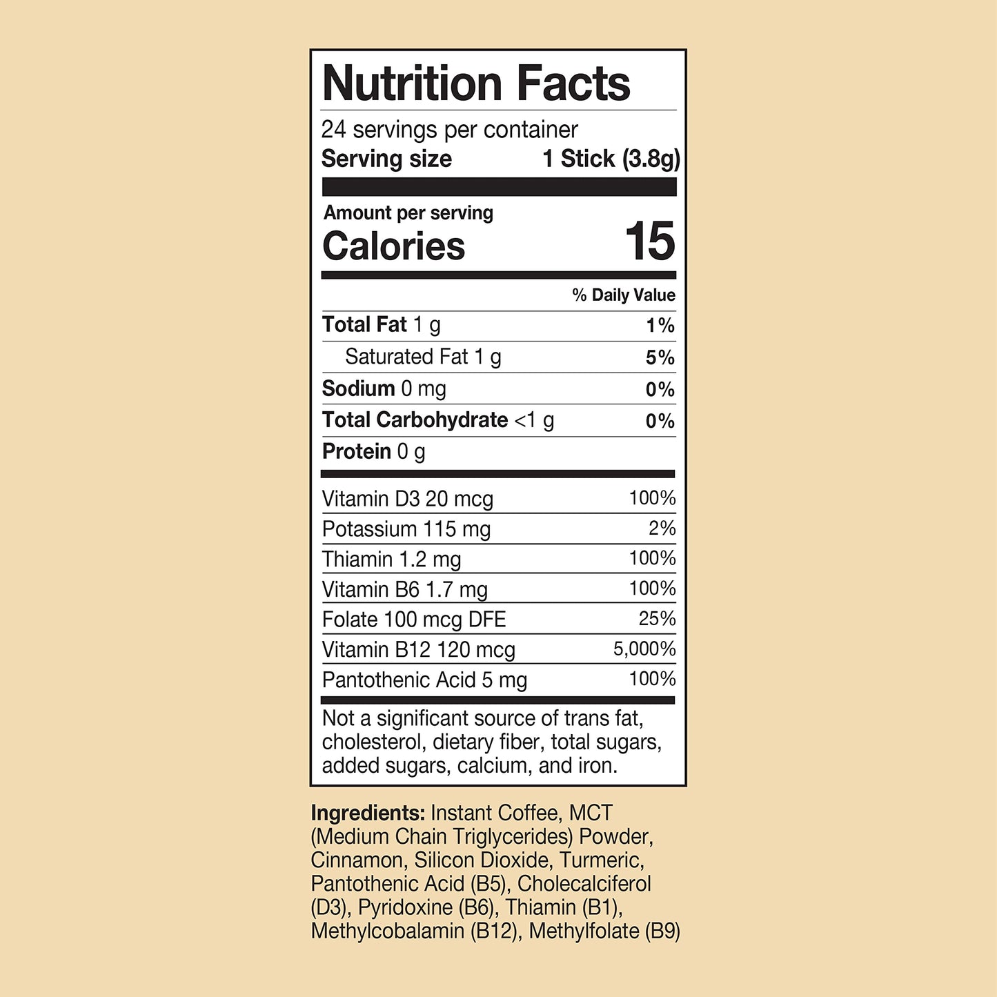 VitaCup Instant Coffee Stick (48) Count Bundle | Genius & Slim Blend | Superfood & Vitamins B1, B5, B6, B9, B12, & D3 Infused | Vegan | Enjoy Hot or Cold