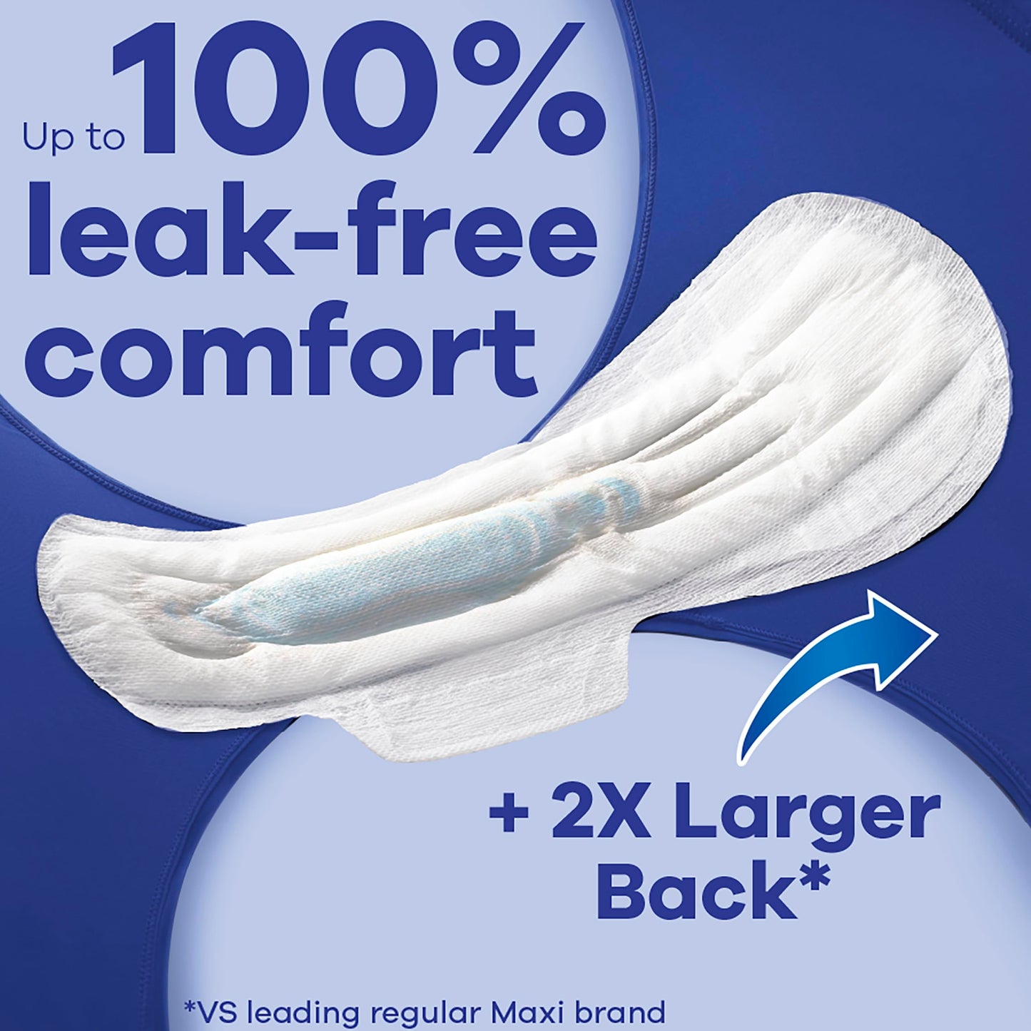 Always Maxi Overnight Pads with Wings, Size 5, Extra Heavy Overnight, Unscented, 72 Count