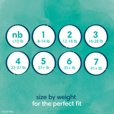 Pampers Pure Protection Diapers Newborn - Size 0, 128 Count, Hypoallergenic Premium Disposable Baby Diapers