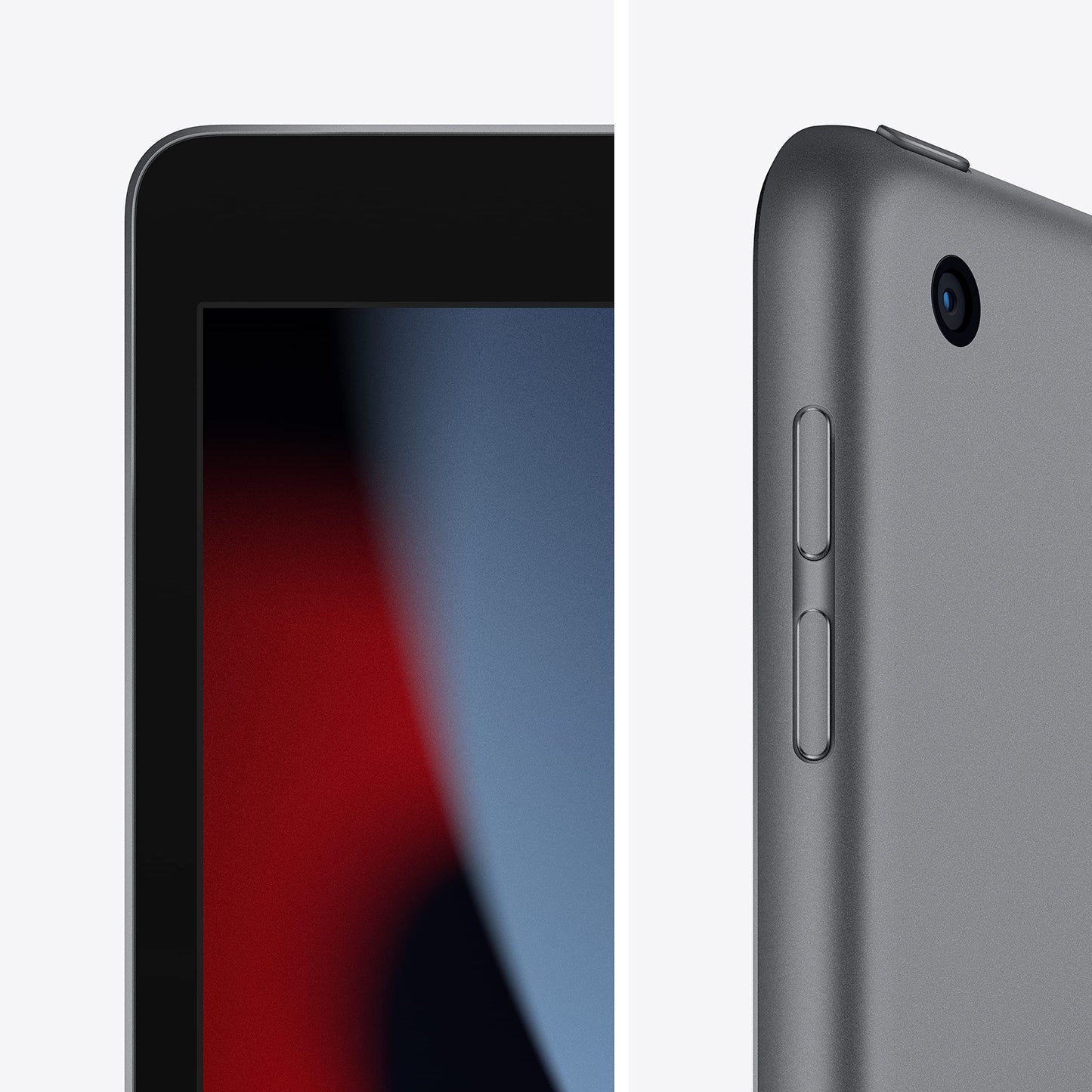 Apple iPad (9th Generation): with A13 Bionic chip, 10.2-inch Retina Display, 256GB, Wi-Fi, 12MP front/8MP Back Camera, Touch ID, All-Day Battery Life – Space Gray
