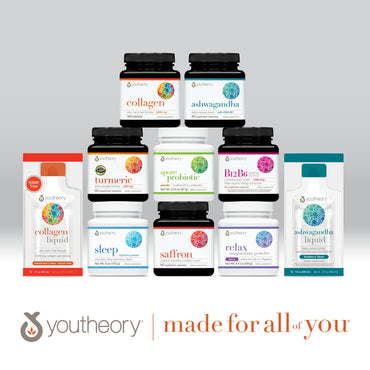 Youtheory Ashwagandha+GABA, Helps Reduce Stress with Memory Support, 60 Vegetarian Capsules